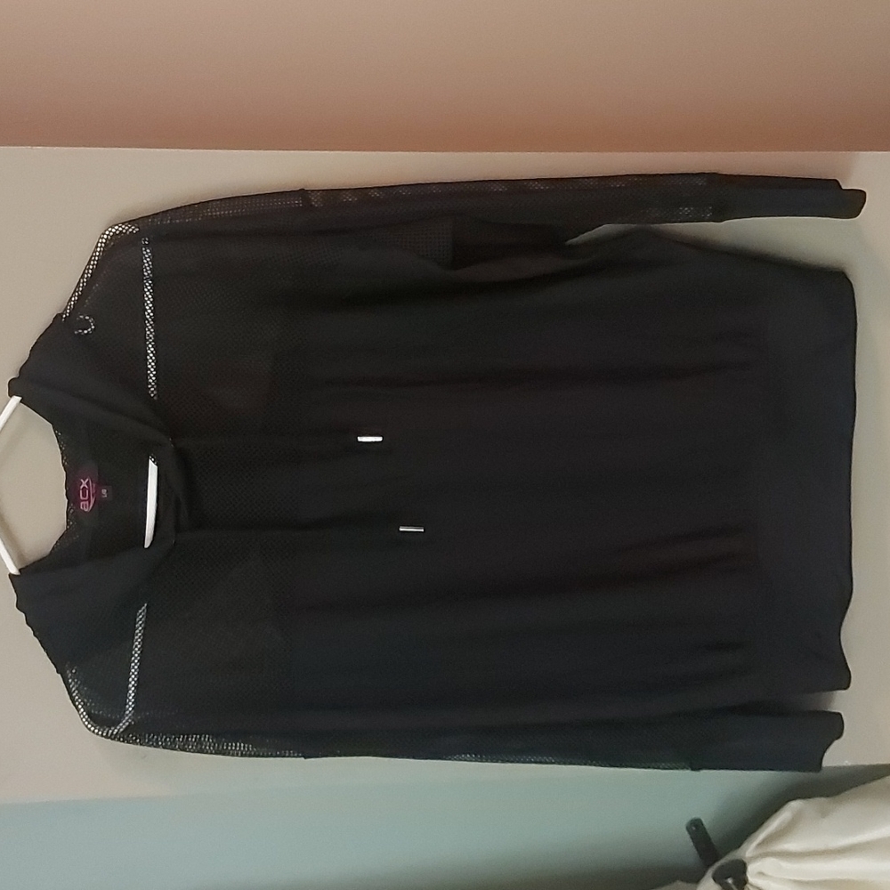 Mesh Top Half sweater, ACX ACTIVE Large